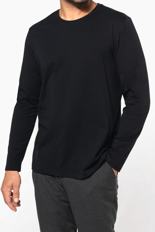 T-shirt Supima® col rond manches longues homme – Image 5