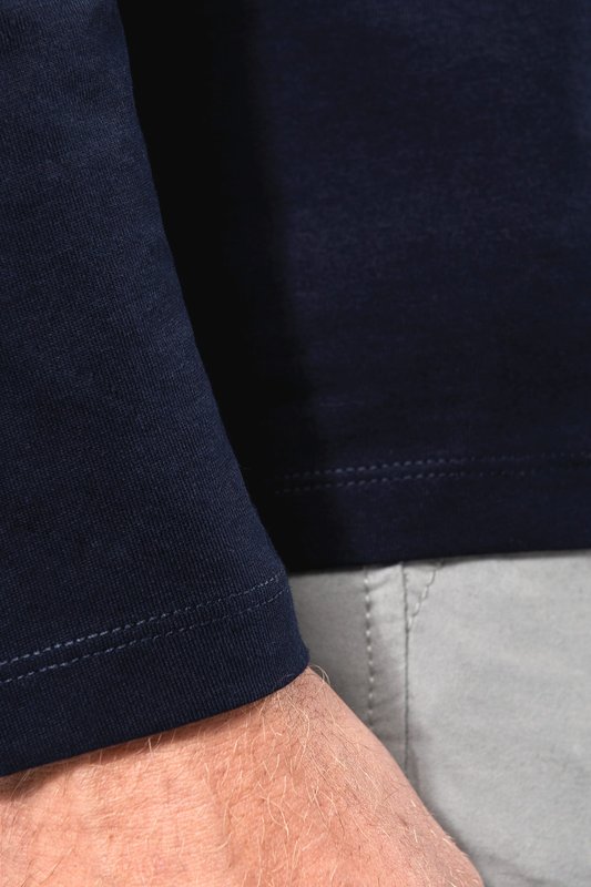 T-shirt Supima® col rond manches longues homme – Image 3