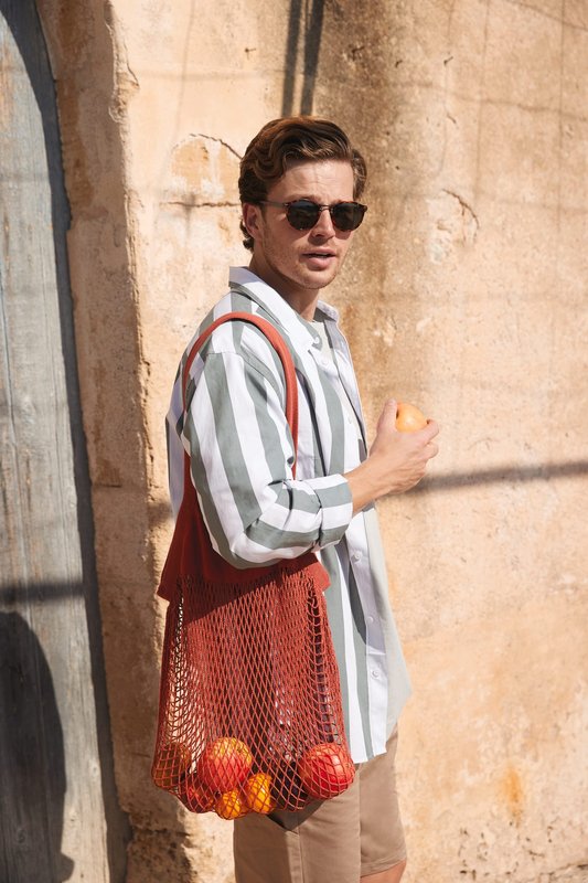 Filet à provisions en coton bio – Image 3