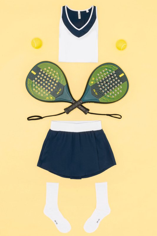 Débardeur de padel bicolore femme – Image 4