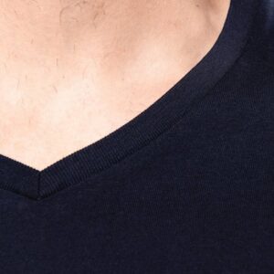 T-shirt Supima® col V manches longues homme