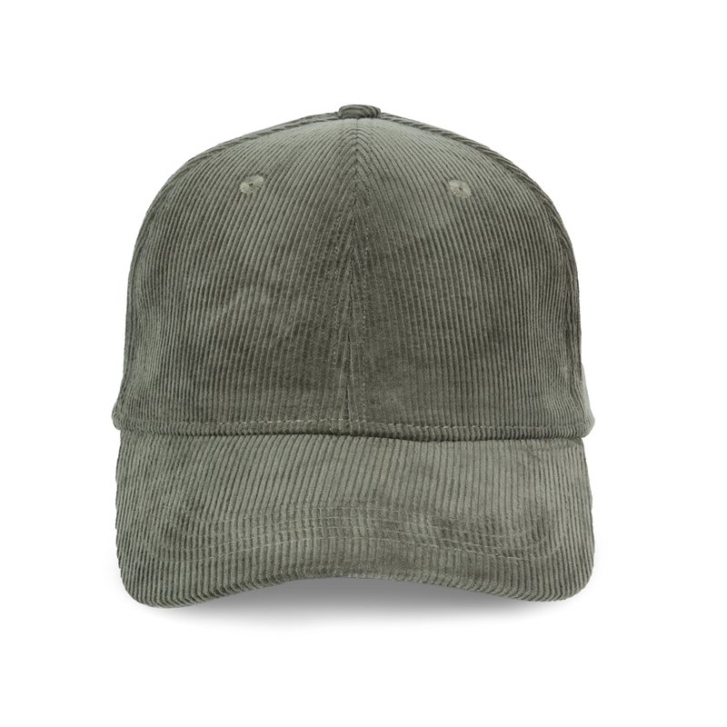 Casquette écoresponsable en velours côtelé 6 panneaux unisexe – Image 10