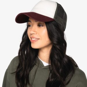 Casquette trucker écoresponsable 5 panneaux unisexe