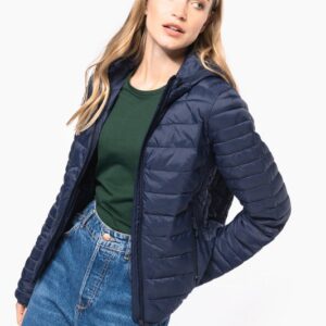 Doudoune légère capuche femme