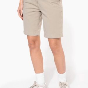Bermuda chino femme