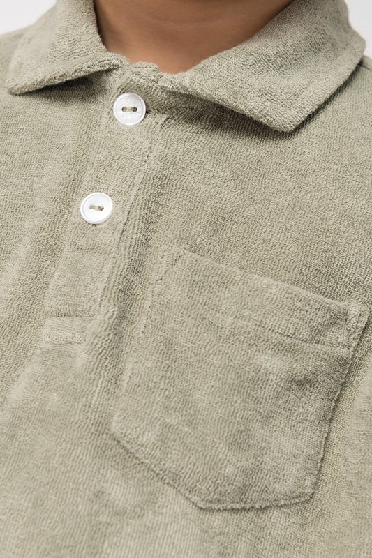 Polo écoresponsable en éponge garçon – Image 6