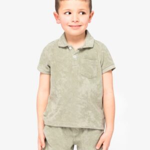 Polo écoresponsable en éponge garçon