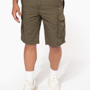 Bermuda léger multipoches homme
