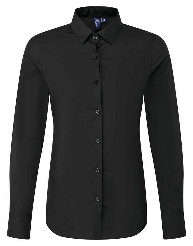 Chemise popeline RECYCLIGHT à manches longues pour femme – Image 3