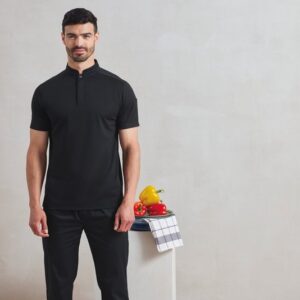 Polo de cuisinier Coolchecker Essential à manches courtes