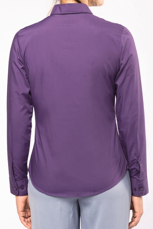 Chemise popeline polycoton entretien facile femme