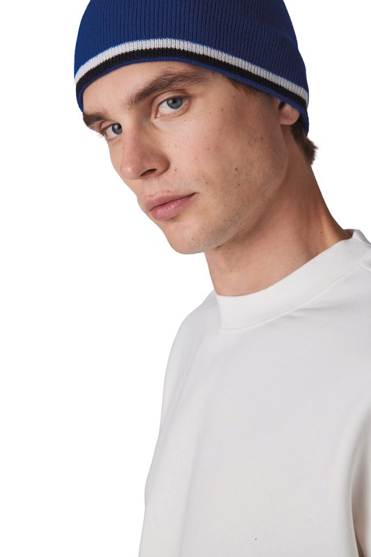 Bonnet bande bicolore contrastée – Image 3