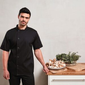 Veste chef cuisinier manches courtes "Essential"