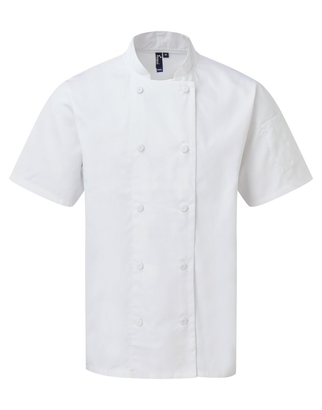Veste chef cuisinier manches courtes Coolchecker® – Image 7