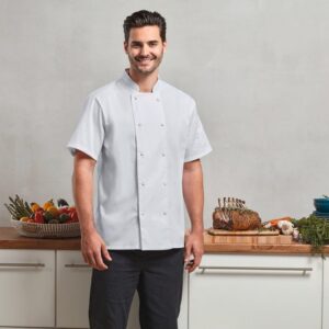 Veste chef cuisinier manches courtes Coolchecker®