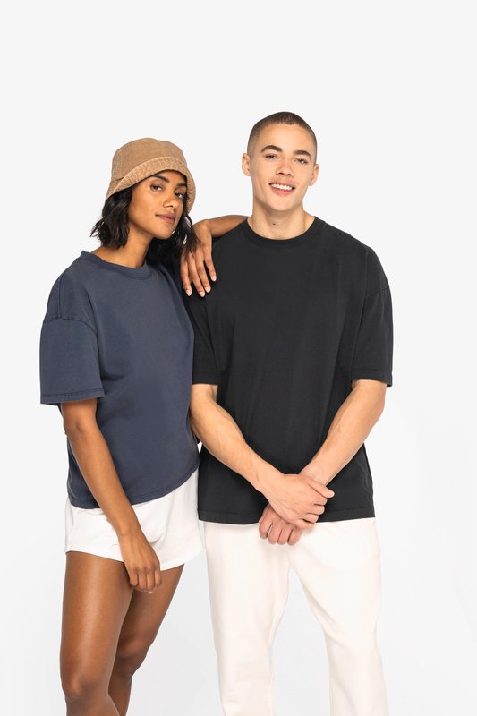 T-shirt écoresponsable oversize délavé homme – Image 9