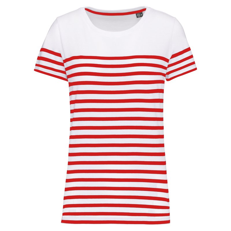 T-shirt marin col rond Bio femme – Image 17