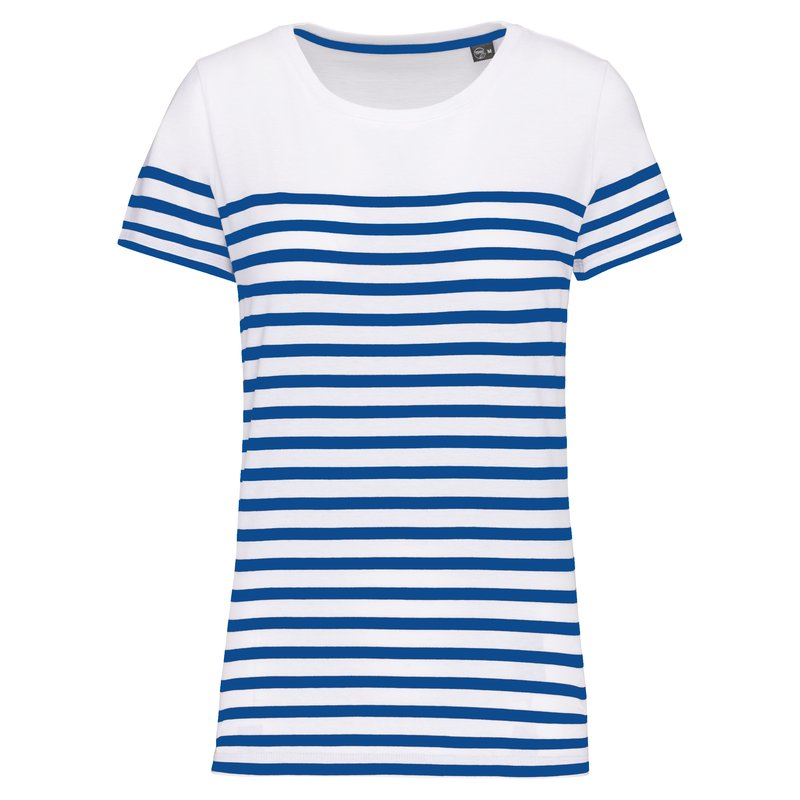 T-shirt marin col rond Bio femme – Image 18