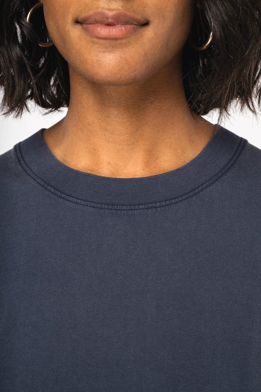 T-shirt écoresponsable oversize délavé femme – Image 8