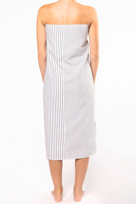 Fouta rayée avec franges – Image 7