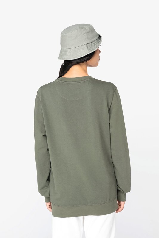 Sweat-shirt écoresponsable à col rond French Terry unisexe – Image 5