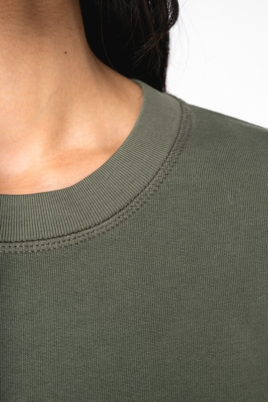 Sweat-shirt écoresponsable à col rond French Terry unisexe – Image 7