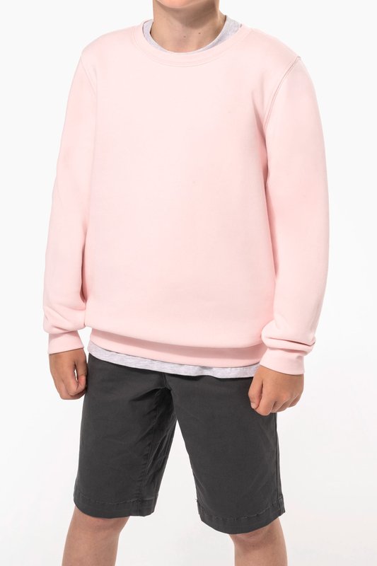 Sweat-shirt écoresponsable col rond enfant – Image 26