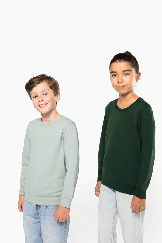 Sweat-shirt écoresponsable col rond enfant – Image 9