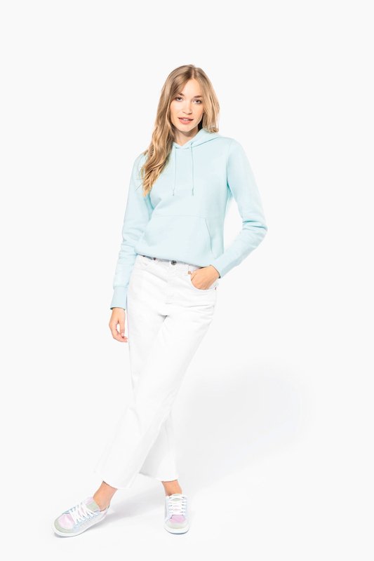 Sweat-shirt écoresponsable à capuche femme – Image 25