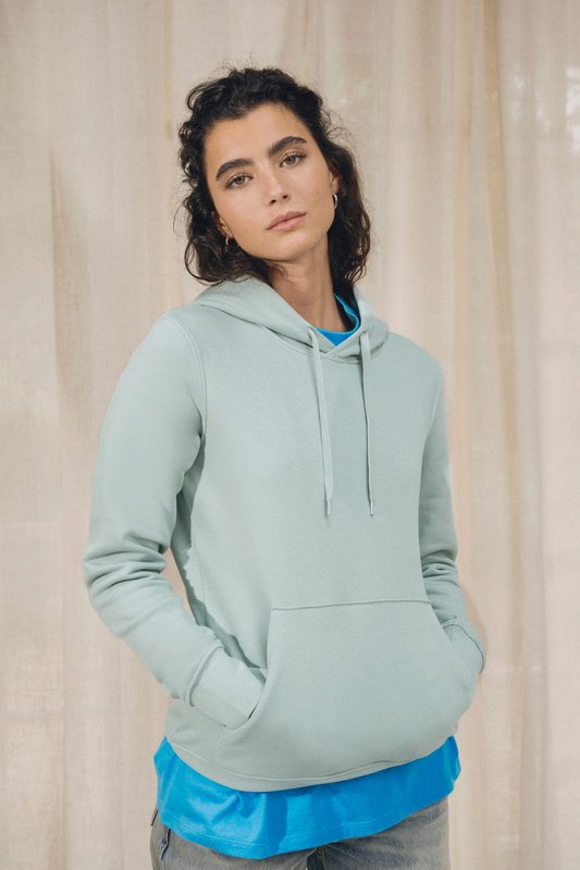 Sweat-shirt écoresponsable à capuche femme