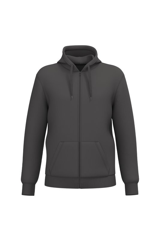 Sweat-shirt recyclé zippé à capuche unisexe – Image 8