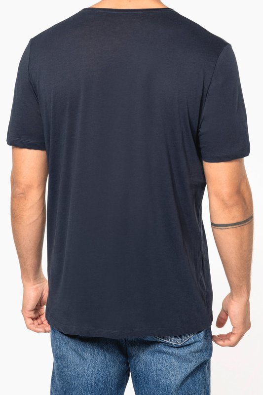 T-shirt Bio col à bords francs manches courtes homme – Image 15