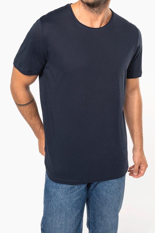 T-shirt Bio col à bords francs manches courtes homme – Image 14