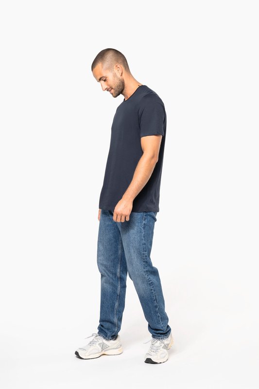 T-shirt Bio col à bords francs manches courtes homme – Image 10