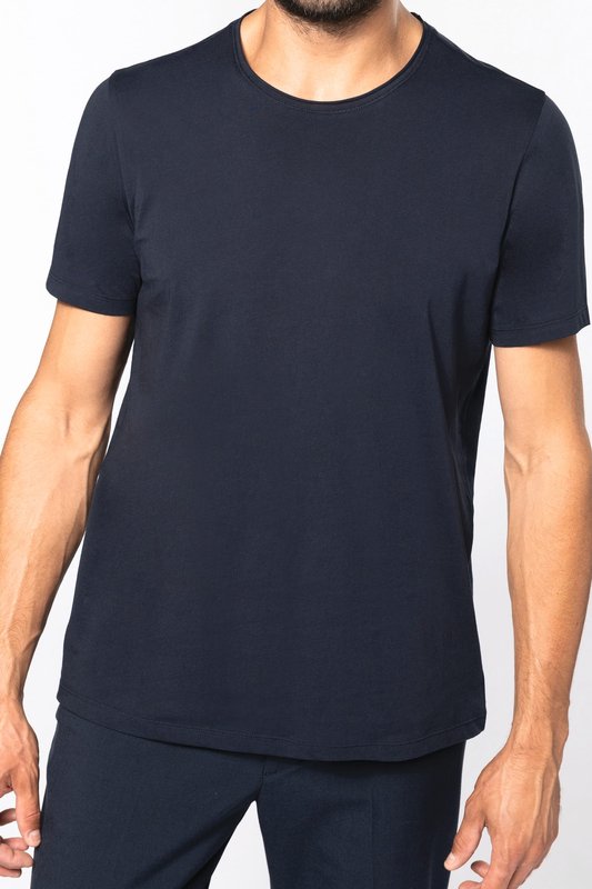 T-shirt Bio col à bords francs manches courtes homme – Image 12