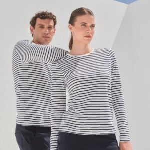 T-shirt rayé manches longues