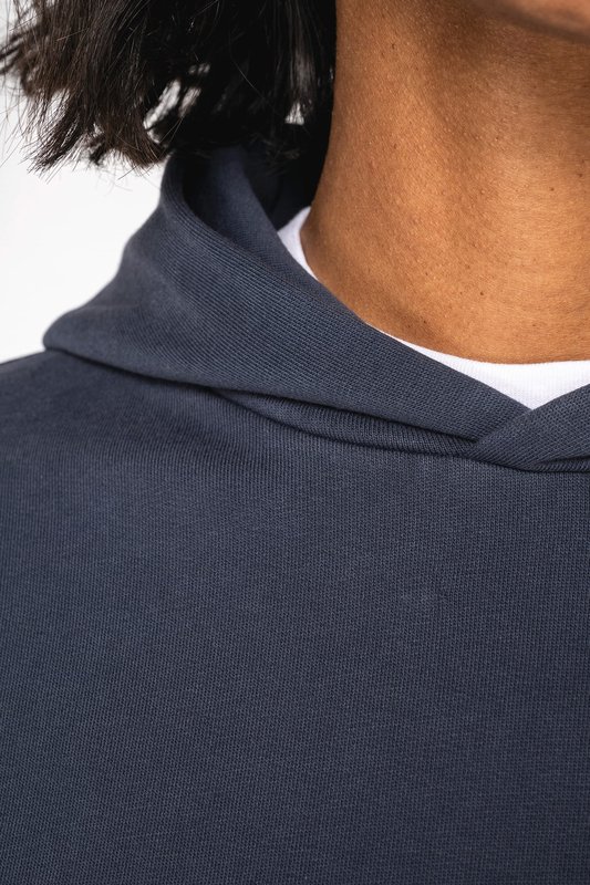 Sweat-shirt écoresponsable à capuche délavé oversize unisexe – Image 9