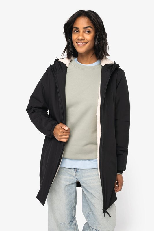 Veste écoresponsable imperméable doublée en sherpa unisexe – Image 5