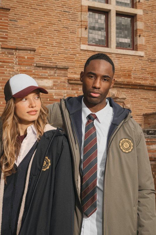 Veste écoresponsable imperméable doublée en sherpa unisexe – Image 13