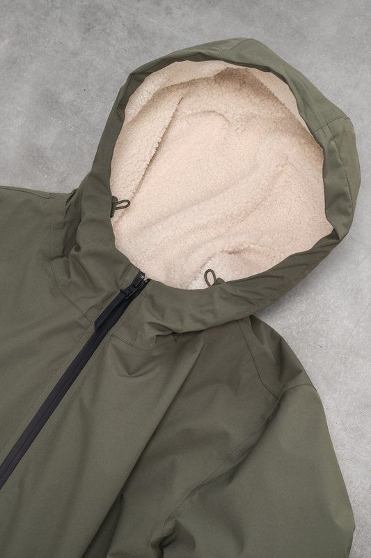 Veste écoresponsable imperméable doublée en sherpa unisexe – Image 14