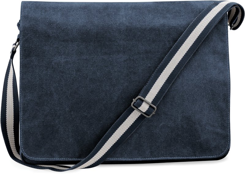 Sac courrier vintage en toile – Image 13