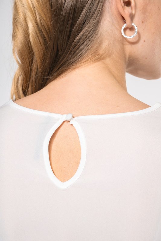 Blouse crêpe manches longues femme – Image 5
