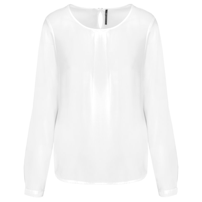 Blouse crêpe manches longues femme – Image 14