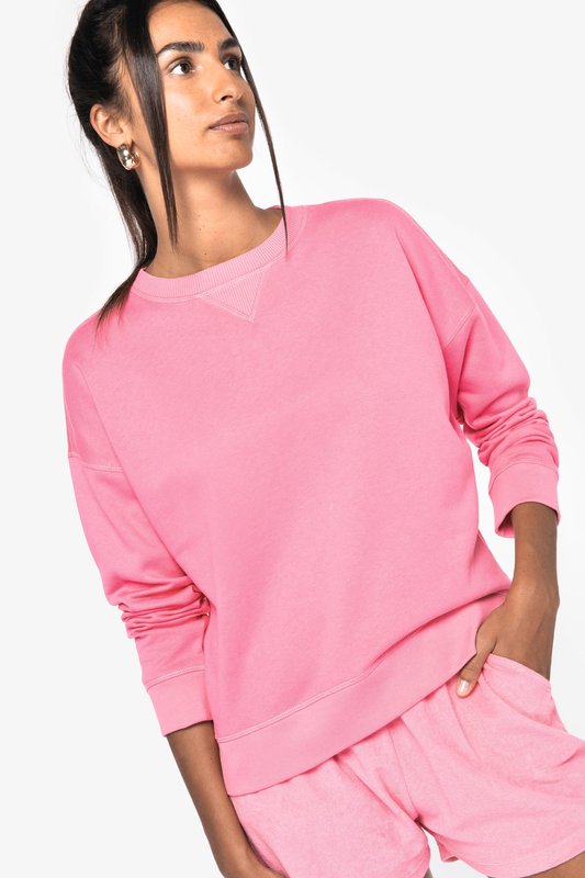 Sweat-shirt écoresponsable à épaules tombantes femme – Image 5