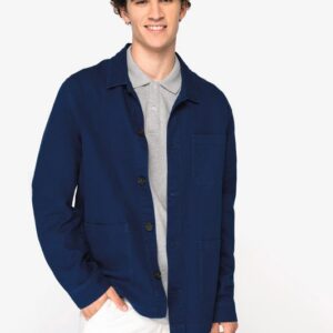 Veste worker écoresponsable délavée homme