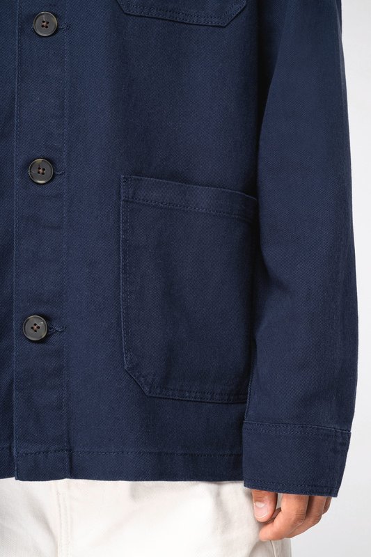 Veste worker écoresponsable délavée homme – Image 9