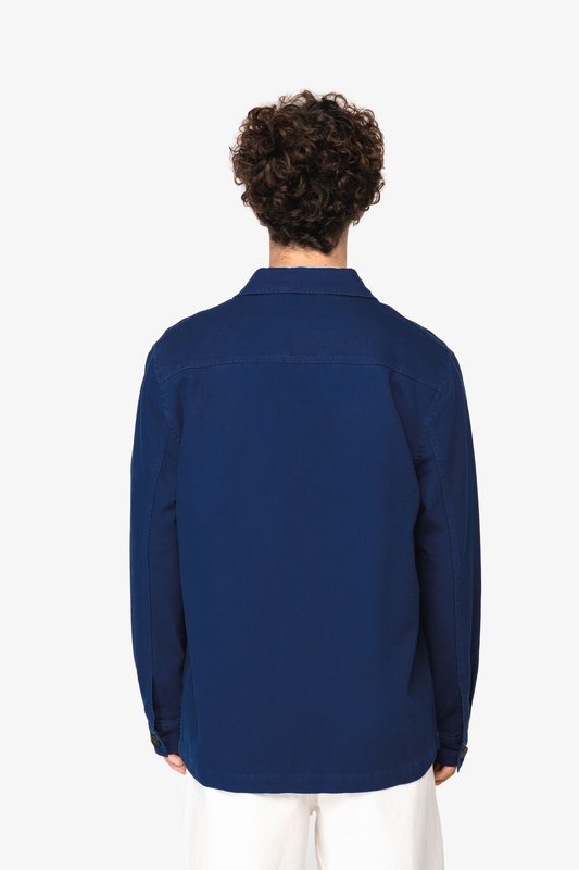 Veste worker écoresponsable délavée homme – Image 4