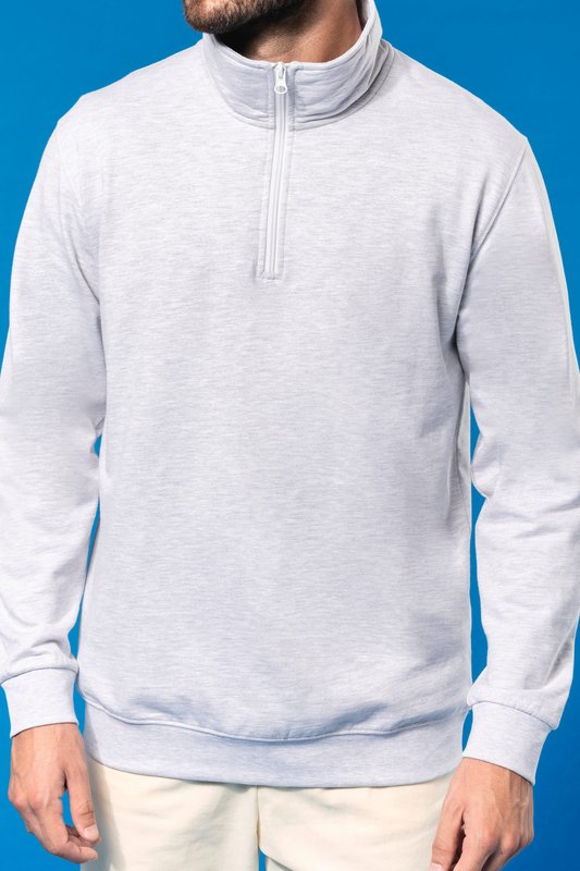 Sweat-shirt col zippé homme – Image 9