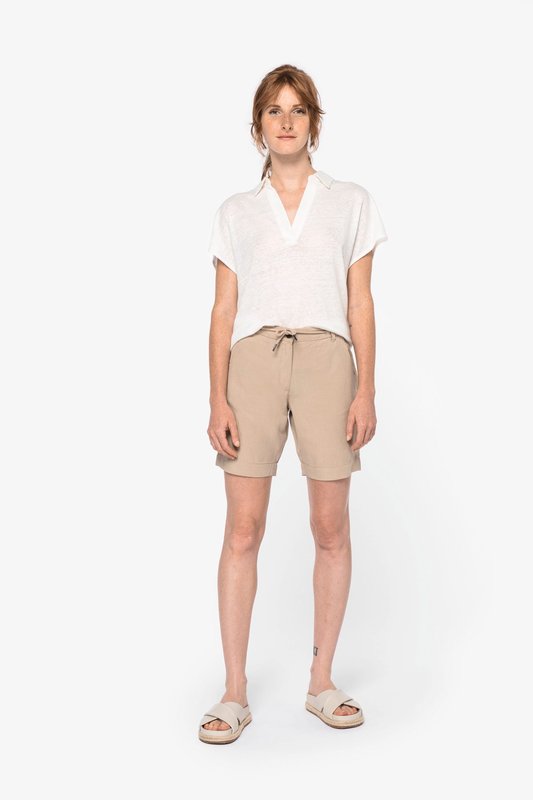 Bermuda en lyocell et lin femme – Image 4