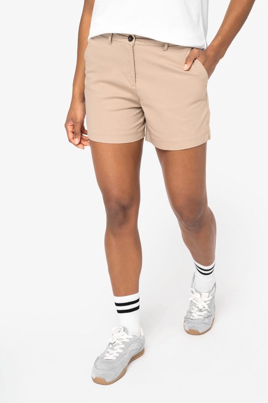 Bermuda chino écoresponsable femme